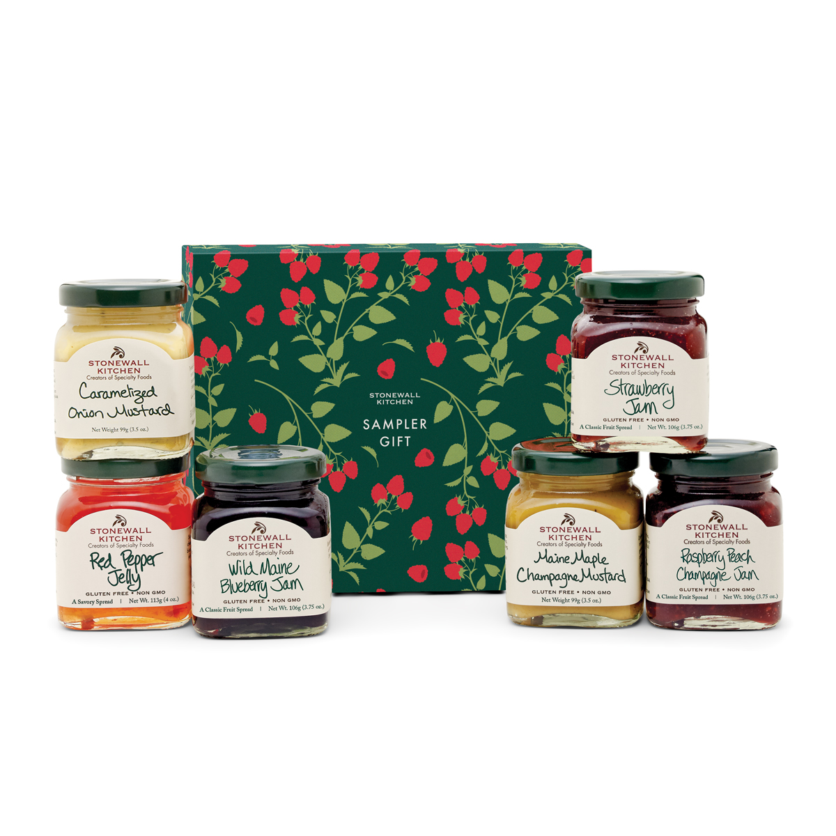 Classic Sampler Collection Jams Preserves And Spreads Stonewall Kitchen