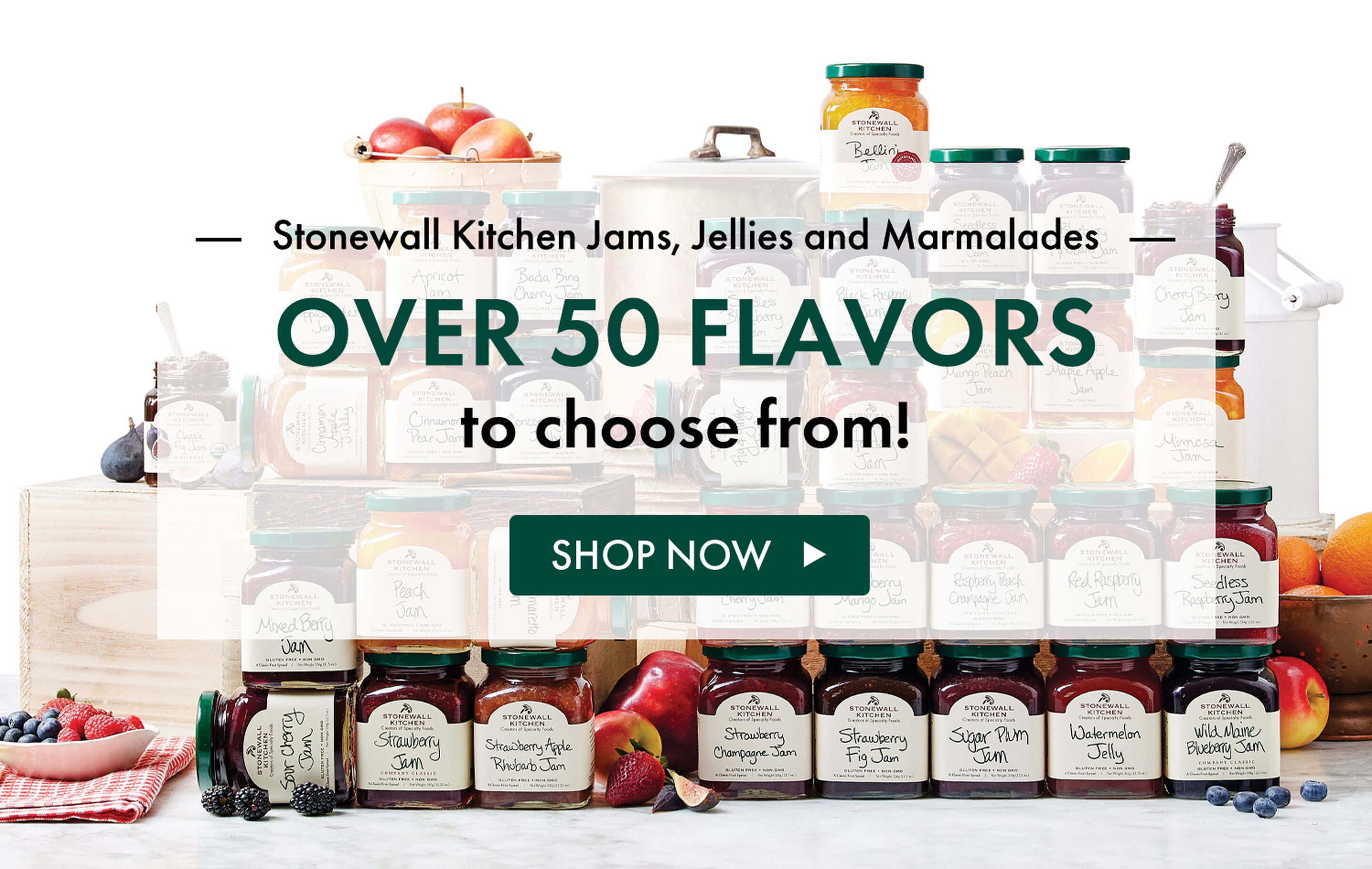Stonewall Kitchen Jams, Jellies and Marmalades - Over 50 FLAVORS to choose from! - Shop Now