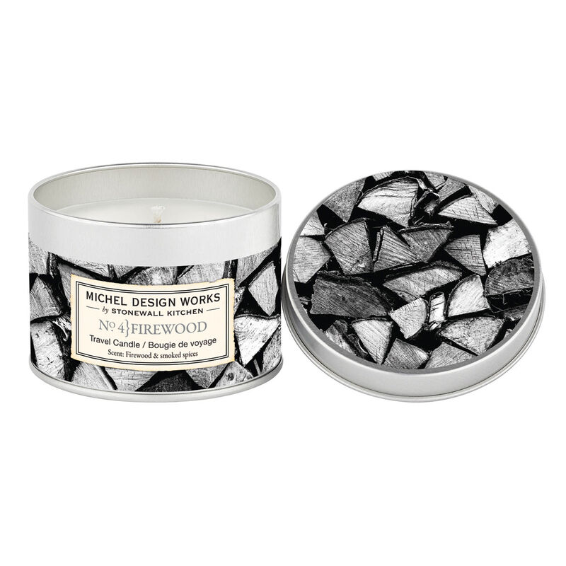 Firewood Travel Candle
