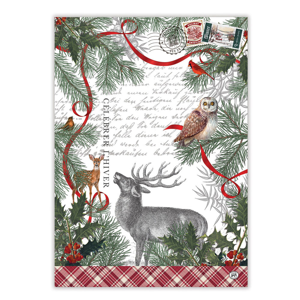 Winter Woodland Kitchen Towel image number 0