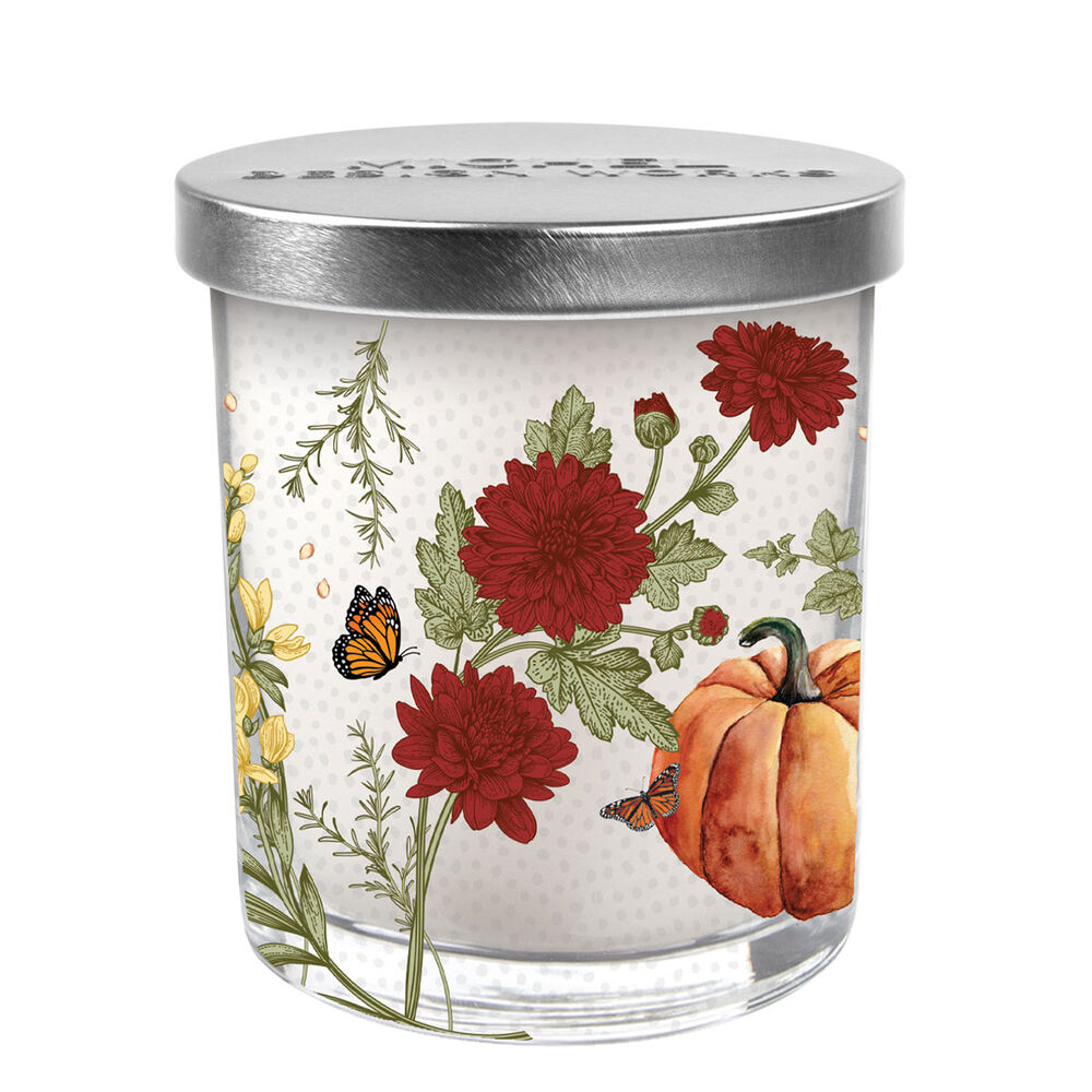 Pumpkin Delight Decorative Glass Candle image number 0