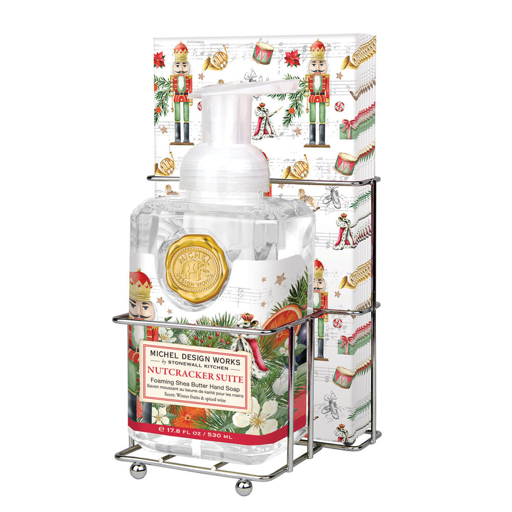 Nutcracker Suite Foaming Hand Soap & Napkin Set image number 0