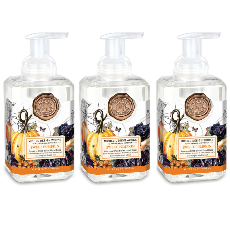 Sweet Pumpkin Foaming Hand Soap 3-Pack