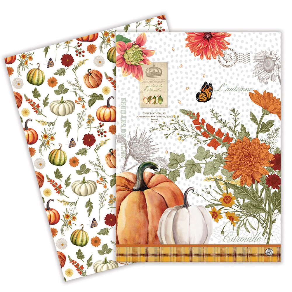 Pumpkin Delight Kitchen Towel (Set of 2) image number 0