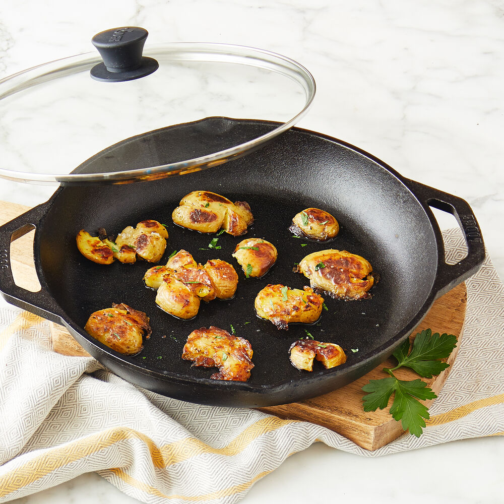 Lodge Chef Collection 12 Seasoned Cast Iron Skillet + Reviews