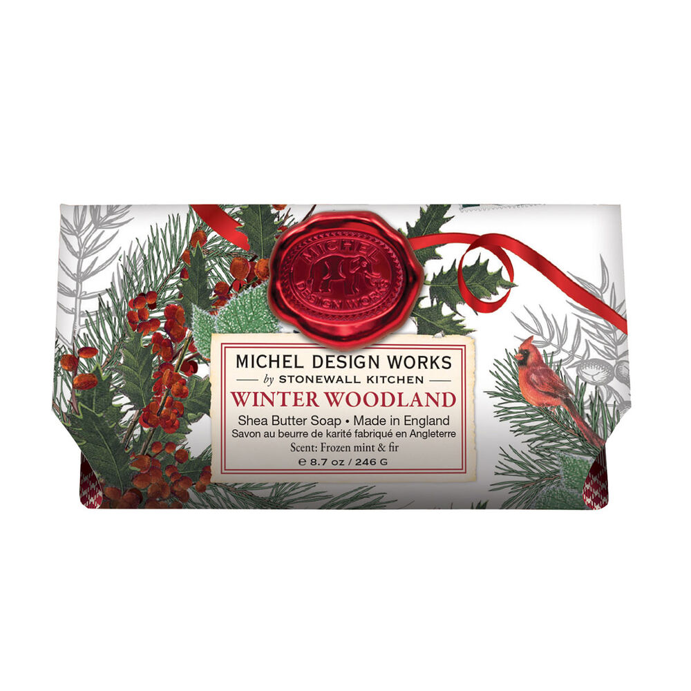 Winter Woodland Large Bath Soap Bar image number 0