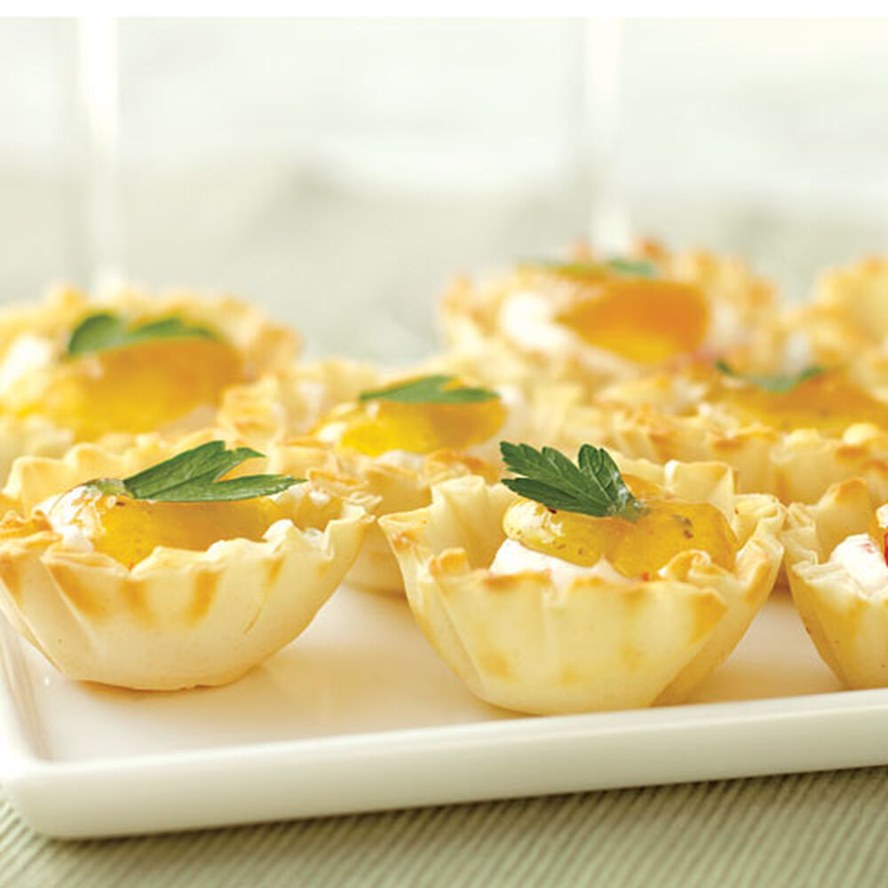 Creamy Wild Mushrooms in Phyllo Cups - Spiced Peach Blog