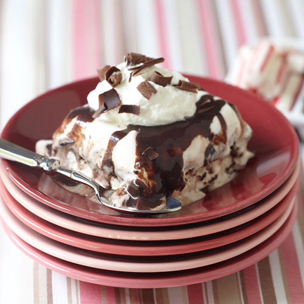Chocolate Peppermint Ice Cream Cake