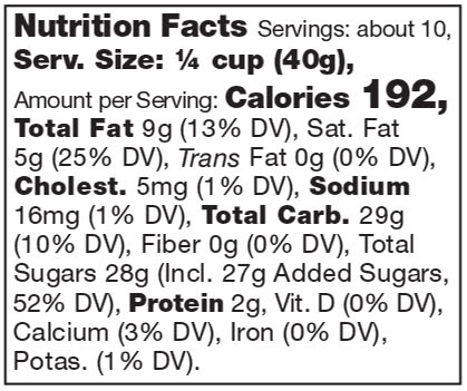 Product nutrion image