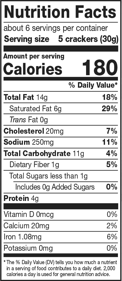 Product nutrion image