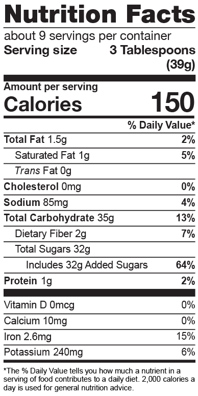 Product nutrion image