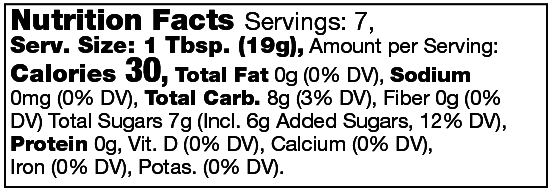 Product nutrion image